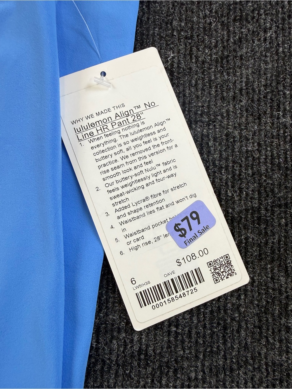 Lululemon Align No Show HR Pant 28 Leggings - Picture 2 of 5